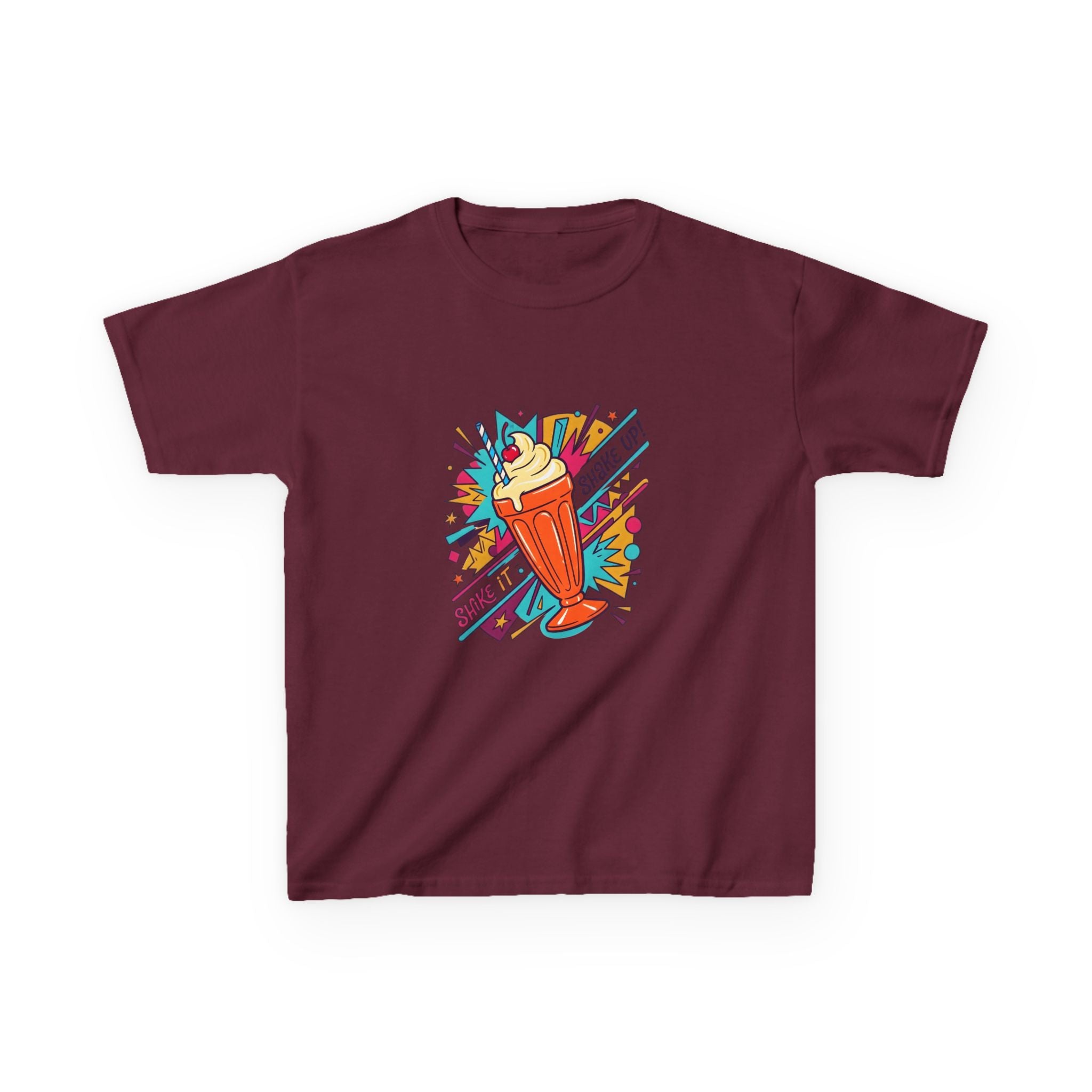 Kids Retro Pop Art Milkshake Tee - SHAKE IT UP! Dessert