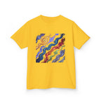 Kids Tee - Vibrant Elemental Magic Energy | Fantasy Glow