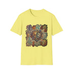 Unisex T-Shirt - Retro Psychedelic Theater Comedy Mask | Abstract Art