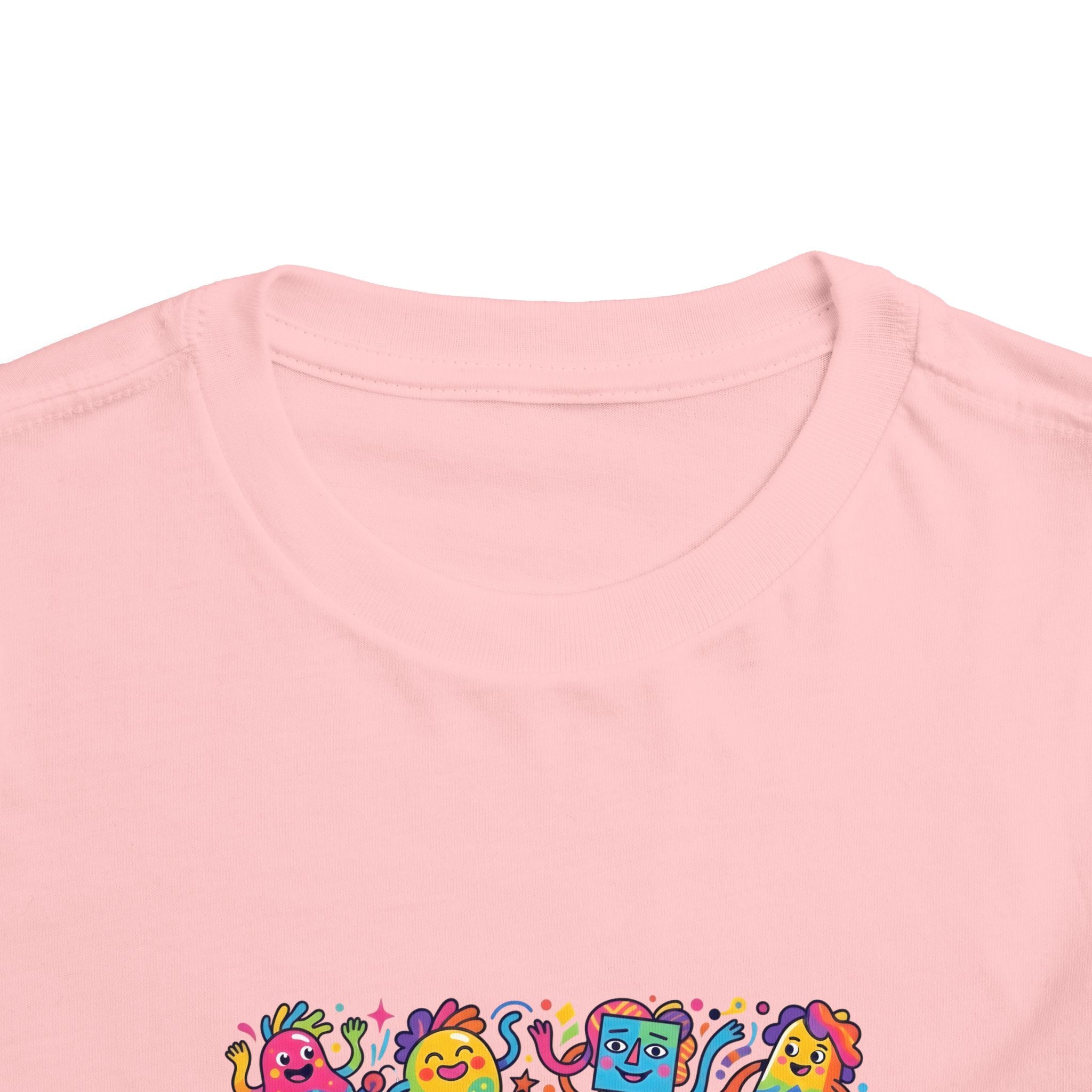 Toddler T-Shirt - Vibrant Whimsical Creatures | Doodle Art
