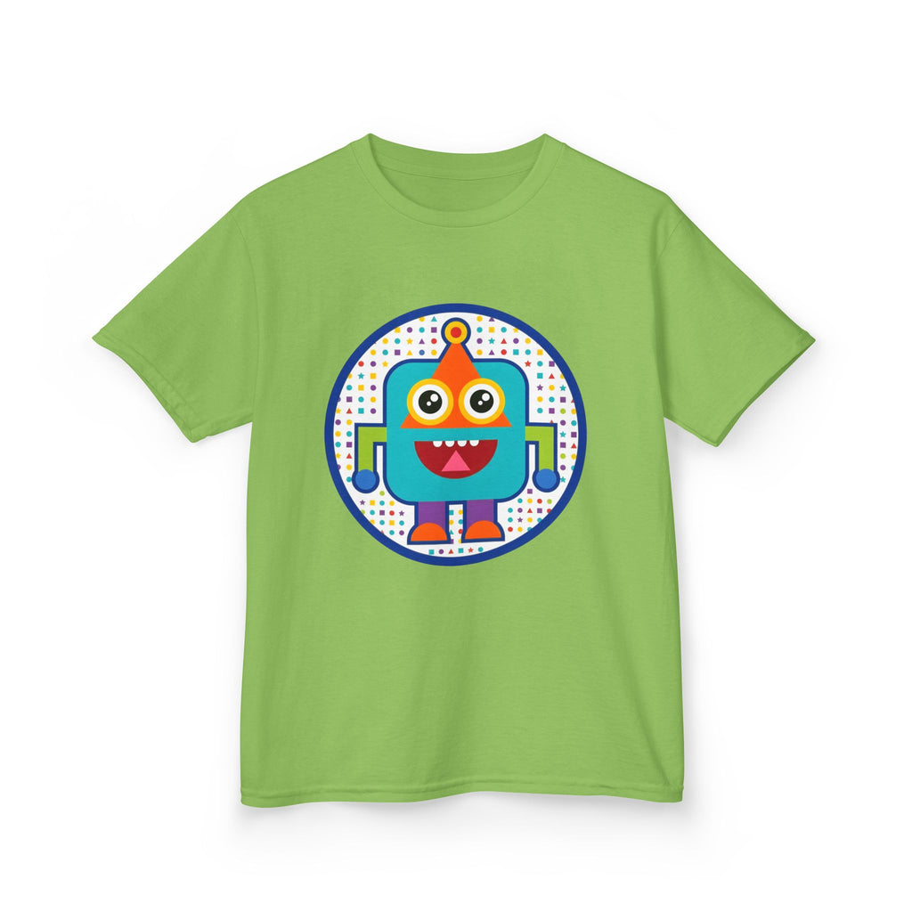 Kids Robot T-Shirt - Cute Geometric Design | Festive Party Tee