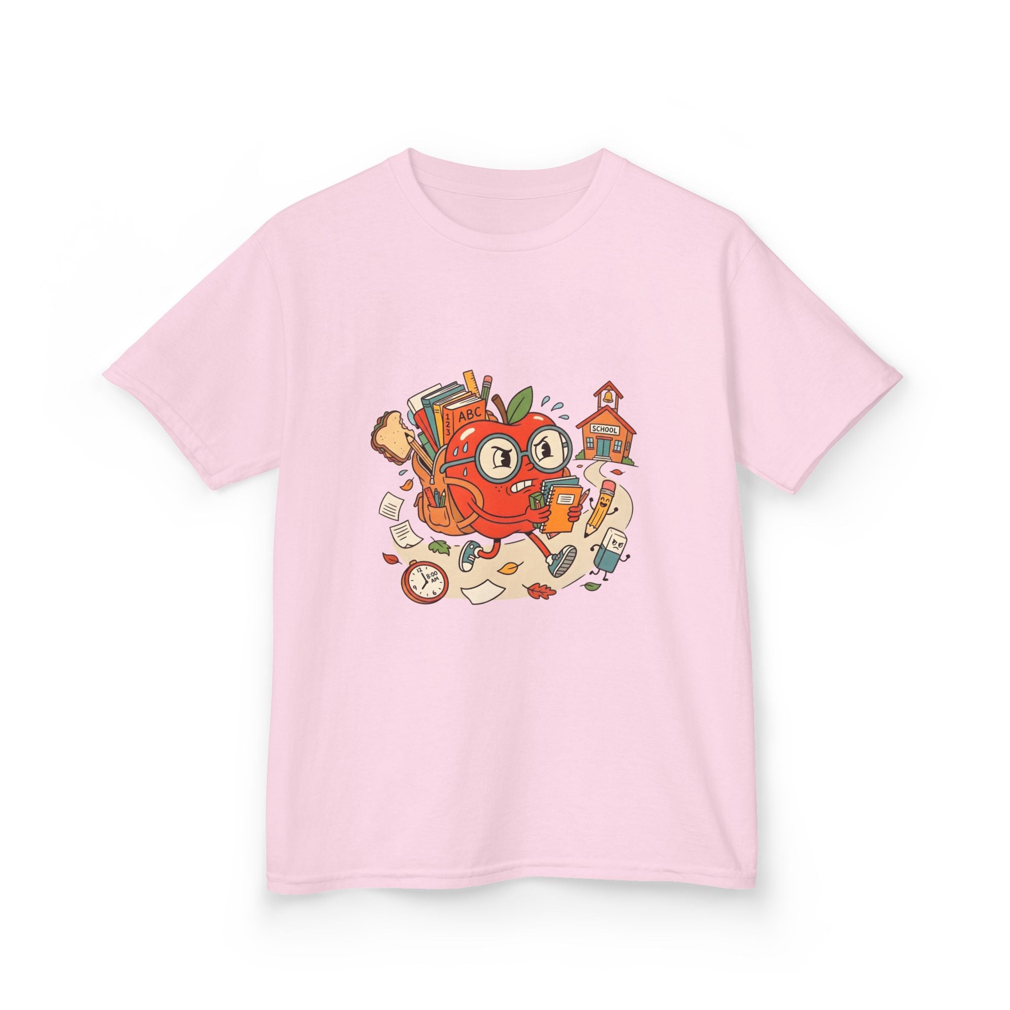 Kids Back to School Tee - Playful ABC 123 School Design