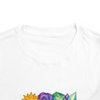 Toddler Tee - Vibrant Geometric Crystal & Gemstone Shirt