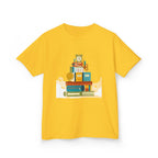Kids Tee - Flat Vector School Supplies Stack | Back to School 2026