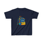 Kids Heavy Cotton Tee - Sad Backpack Cartoon | Back to School 2026