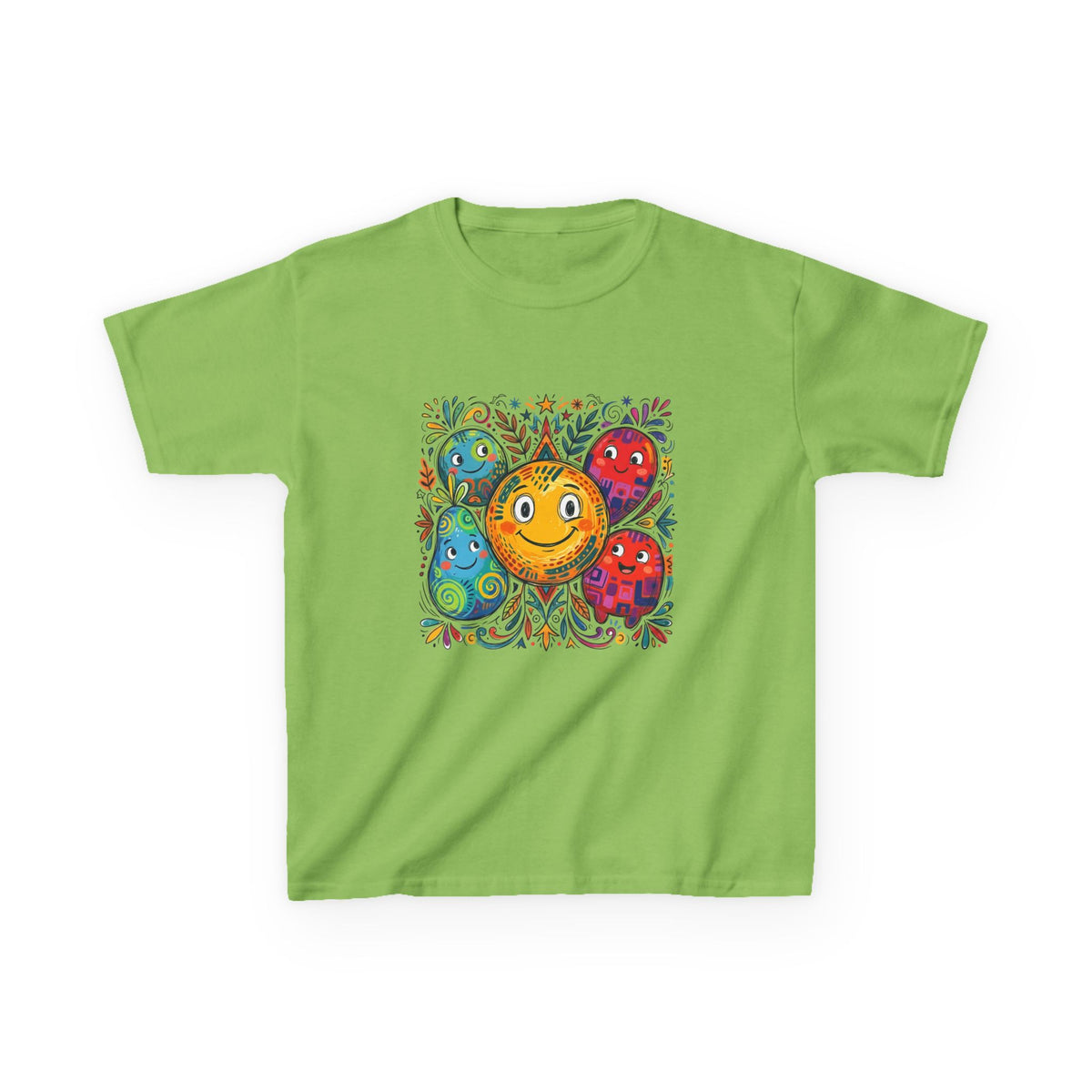 Kids Tee - Happy Friends & Colorful Joy | Playful Character Gift