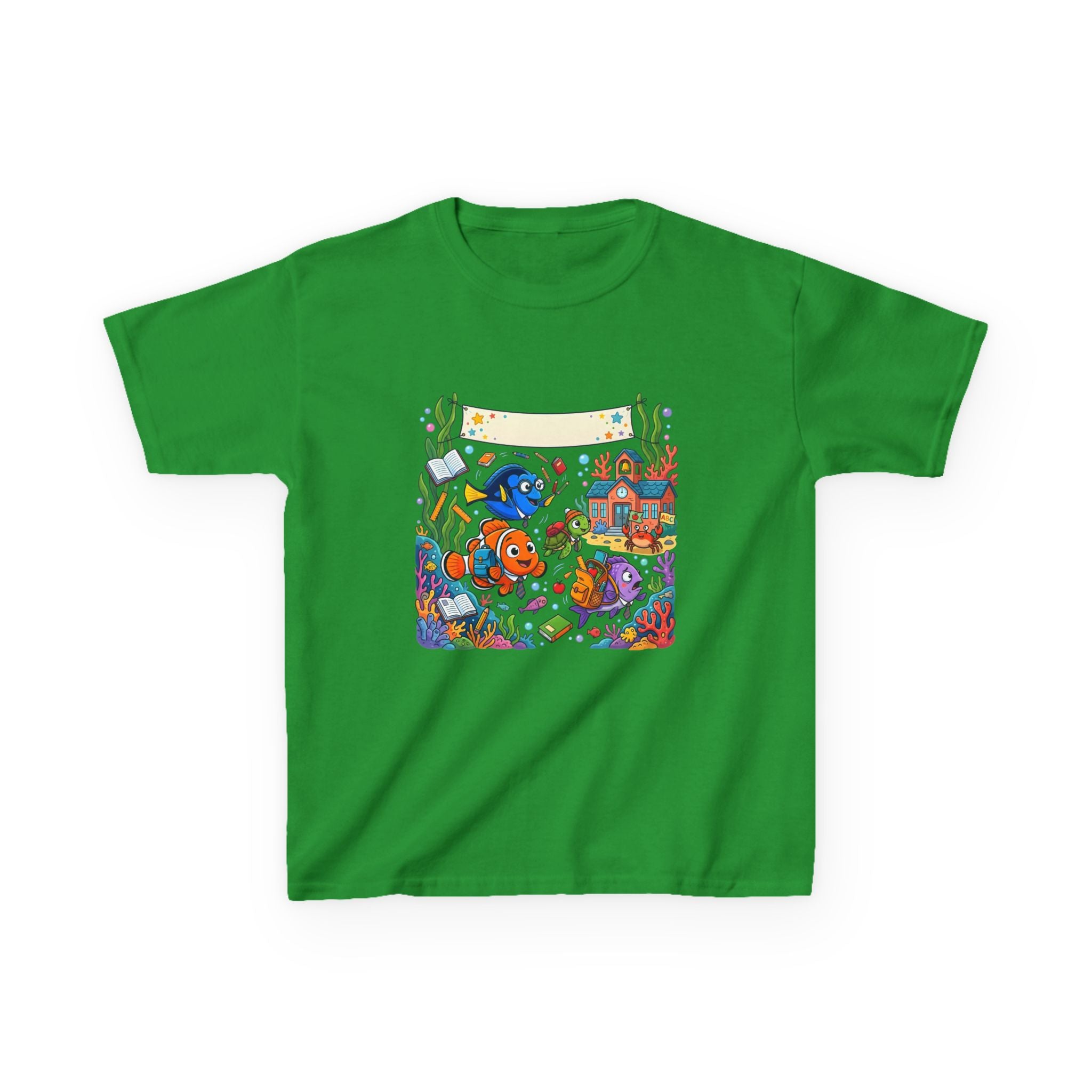 Kids T-Shirt - Whimsical Underwater School ABC | Back to School