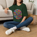 T-Shirt - Psychedelic Monster Swirl | Vibrant Alien Party