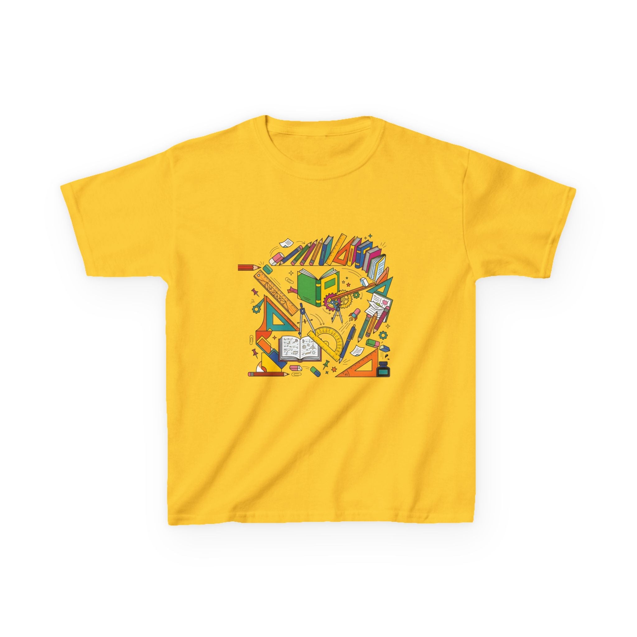 Kids School Supplies Tee - Doodle Art 2026 | Back to School