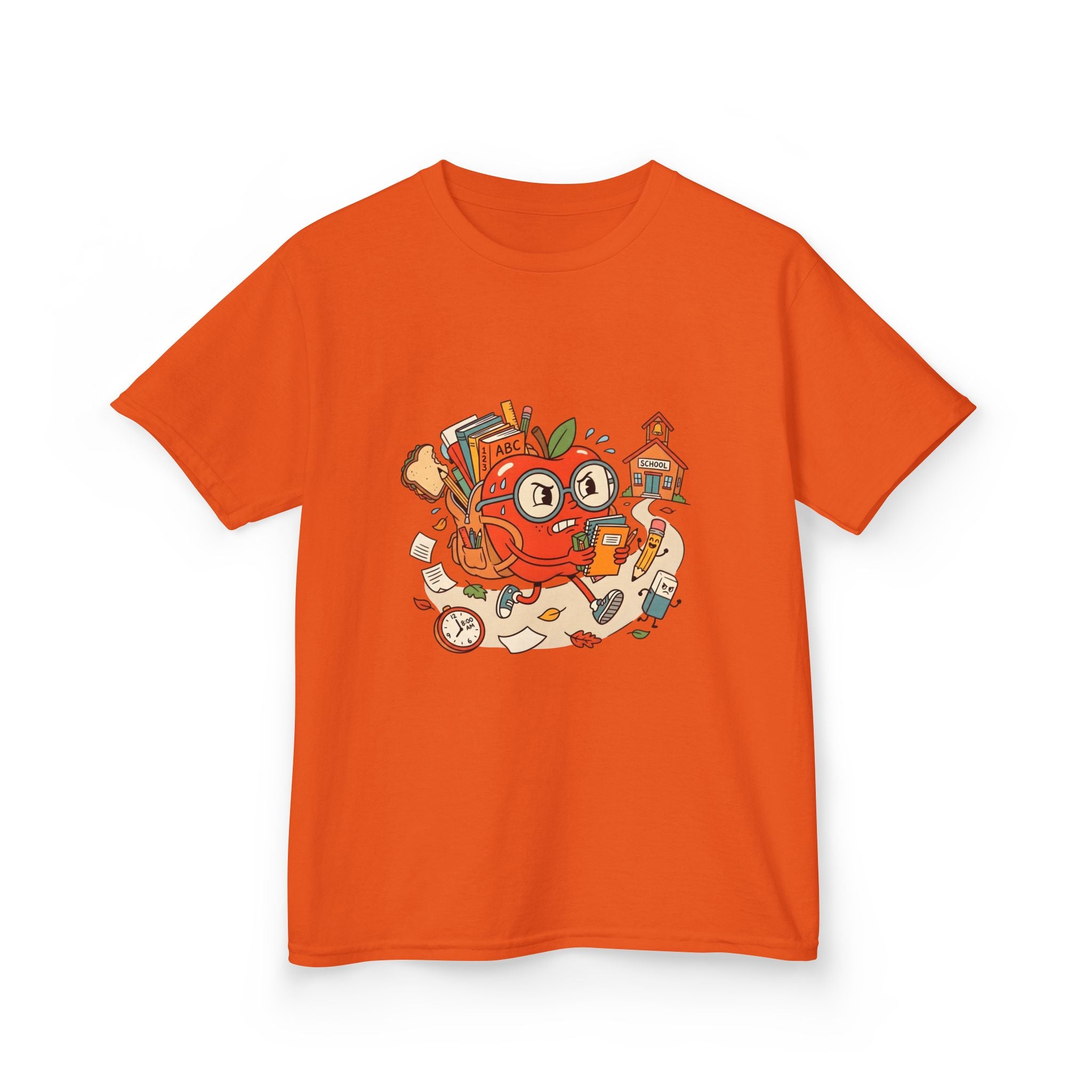 Kids Back to School Tee - Playful ABC 123 School Design