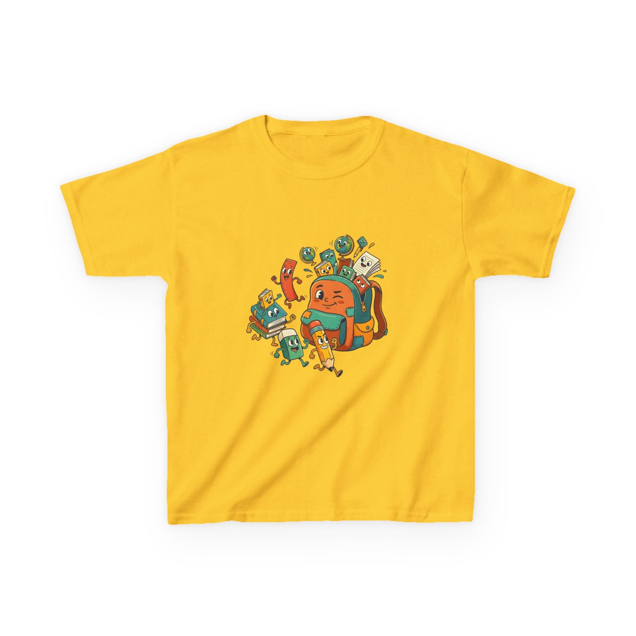Kids T-Shirt - Cartoon School Supplies | Back to School