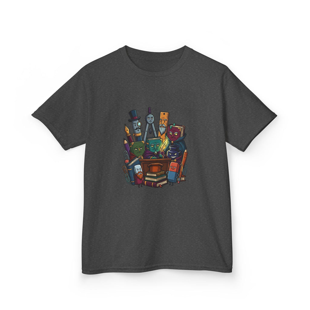 Kids Tee - Whimsical School Supplies Characters | Back to School