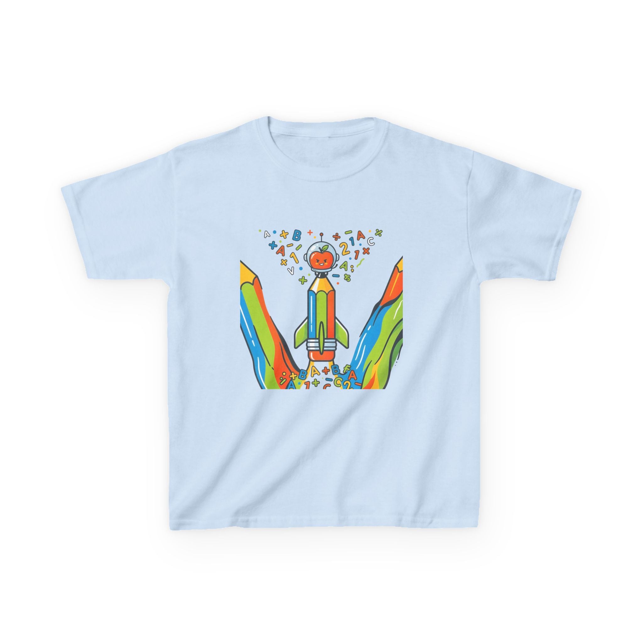 Kids Education Tee - Playful ABC & Math Learning Graphic