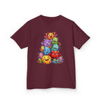 Kids T-Shirt - Cute Monster Pile | Whimsical Cartoon Design