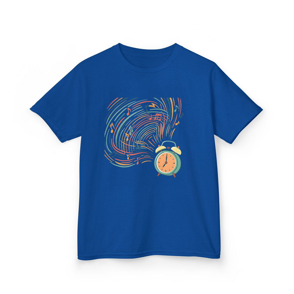 Kids Tee - Retro Music Alarm Clock | Abstract Playful Design