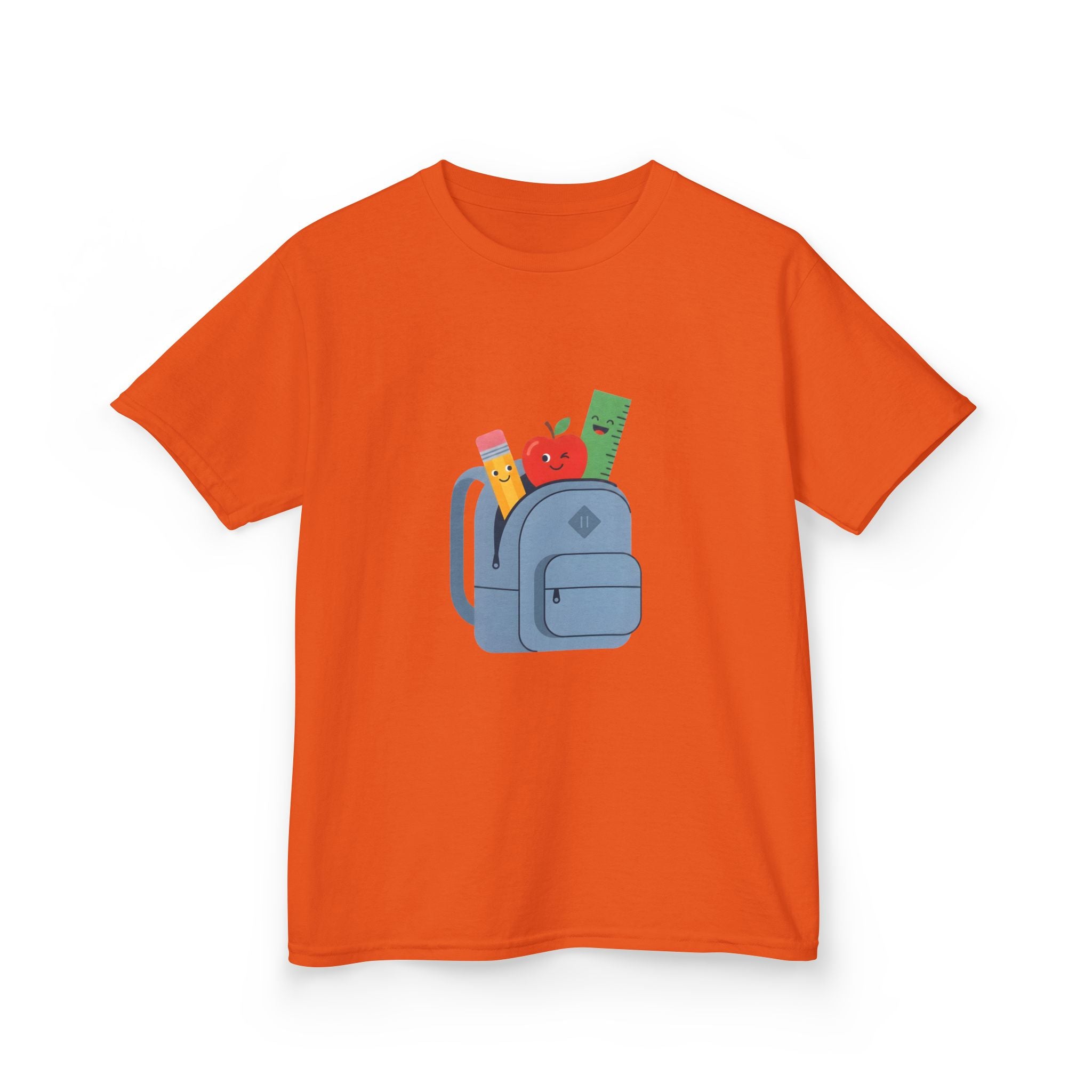 Kids Back to School Tee - Cute School Supplies Cartoon | 2026