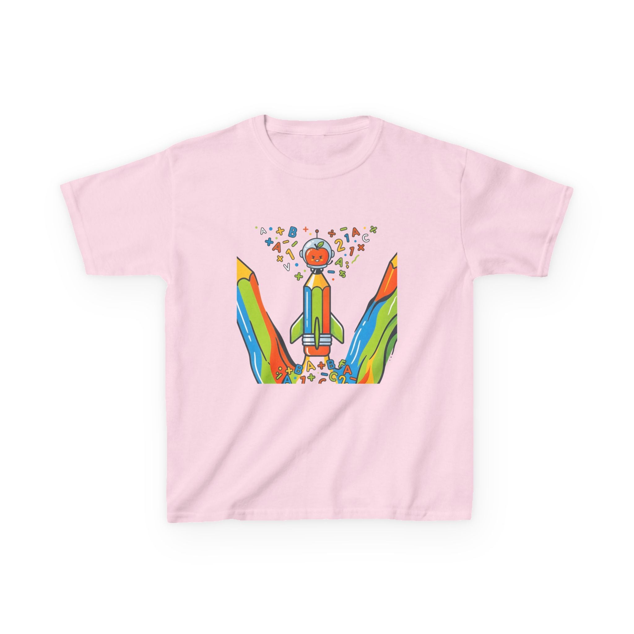Kids Education Tee - Playful ABC & Math Learning Graphic