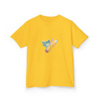 Kids Tee - Playful School Supplies Cartoon | Back to School Fun