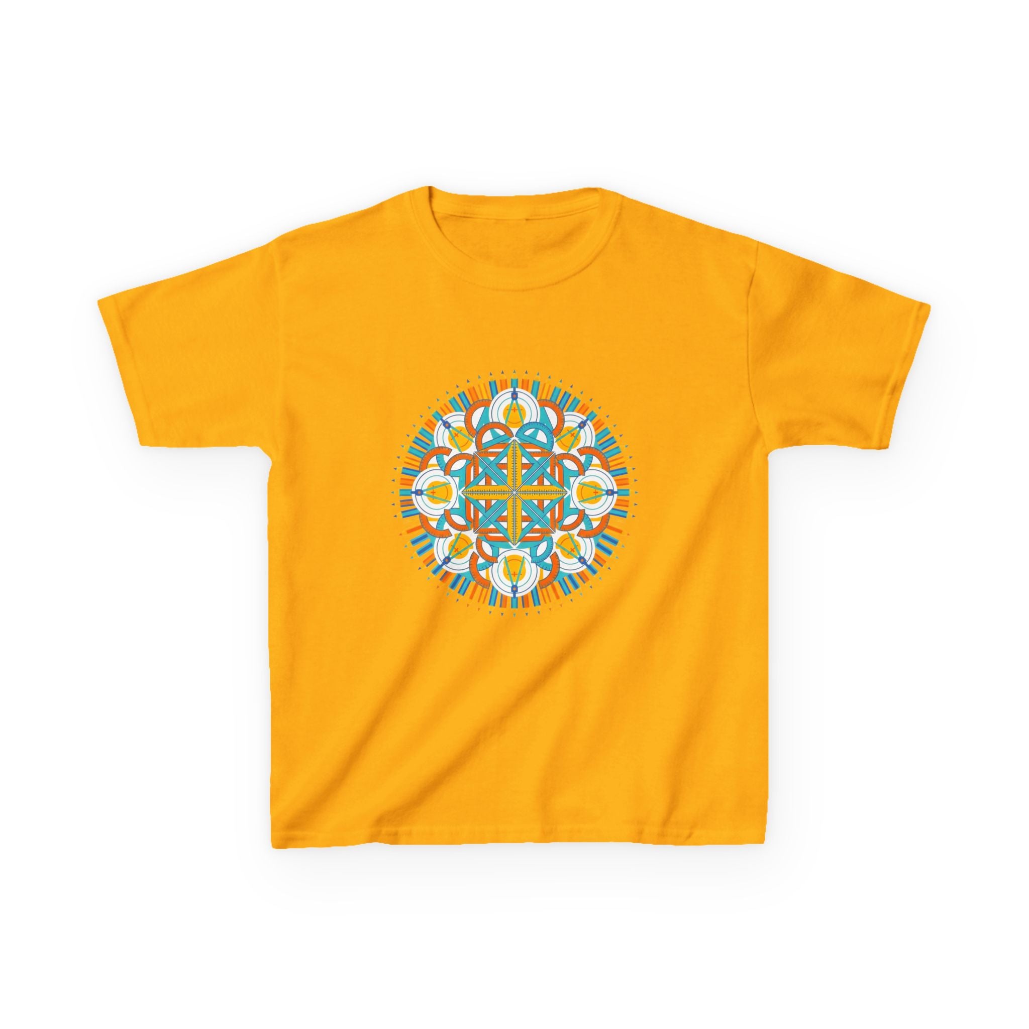 Kids T-Shirt - Math & Drafting Tools Mandala | STEM