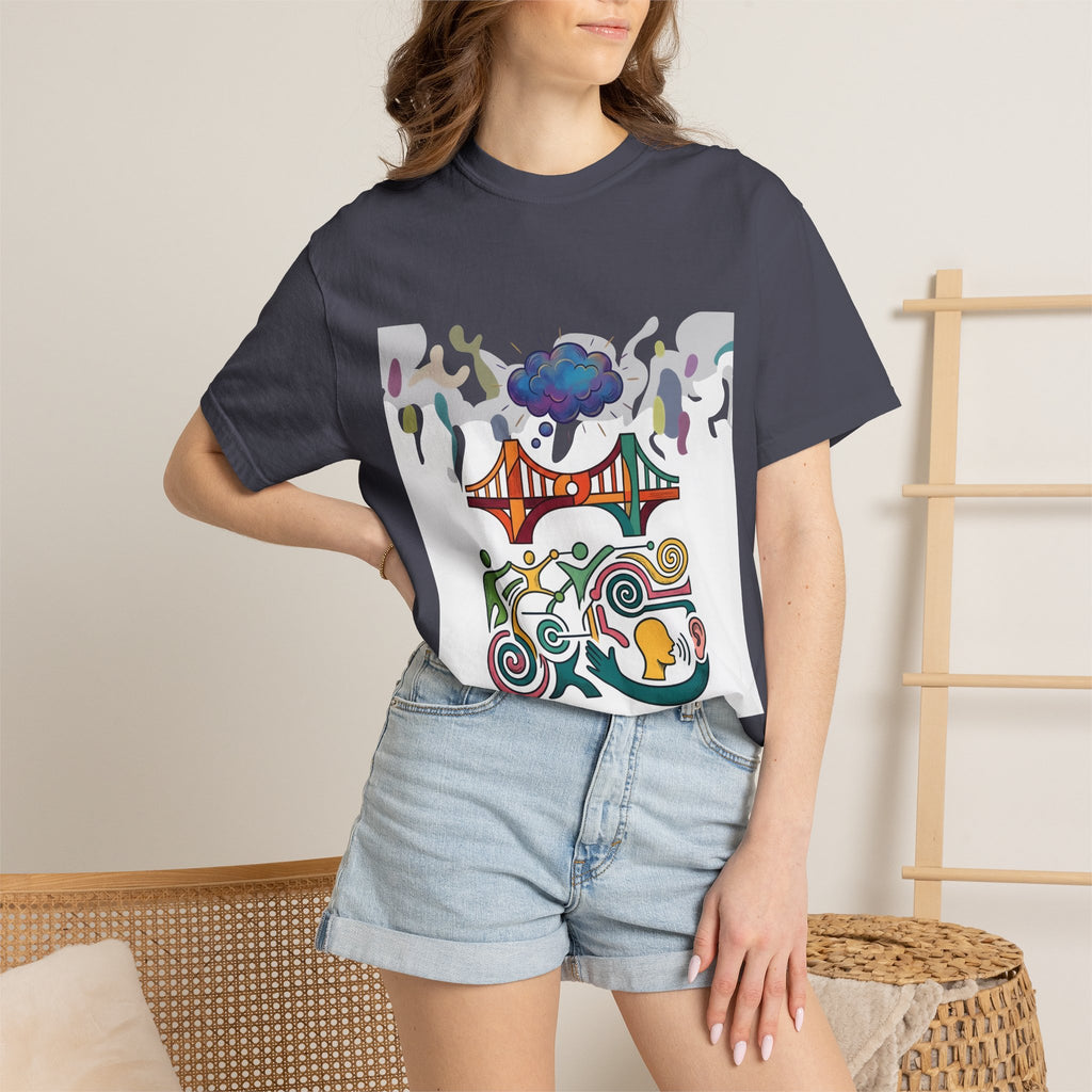 Comfort Colors T-shirt - Symbolic Connection | Abstract Communication