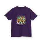 Kids Back to School Tee - Colorful School Bus & Student Shirt