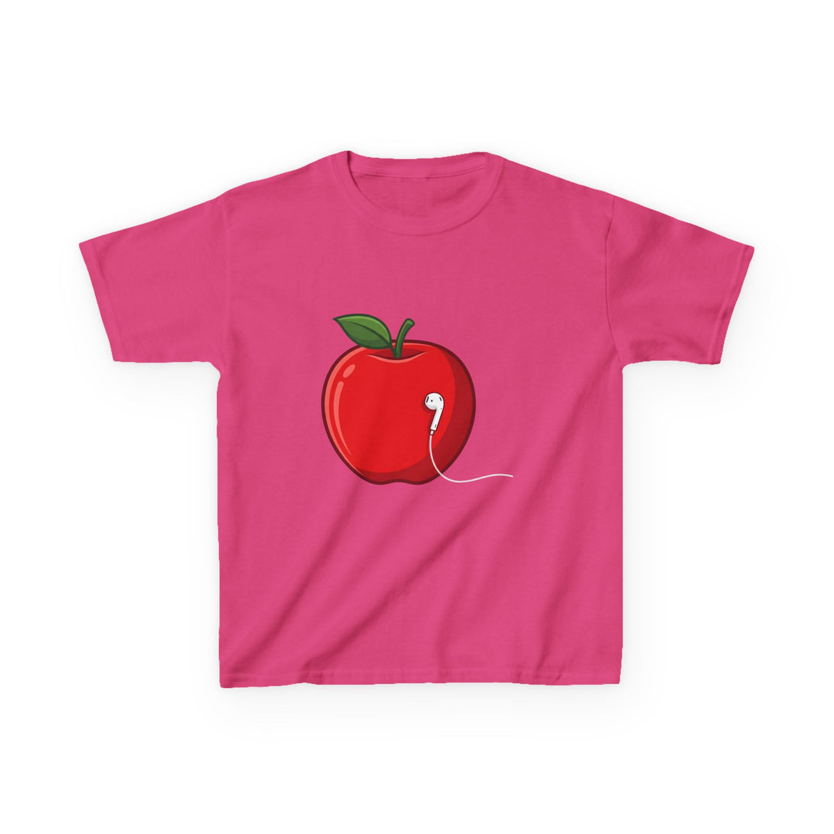 Kids Tee - Cartoon Minimalist Apple Music Earbud Tech