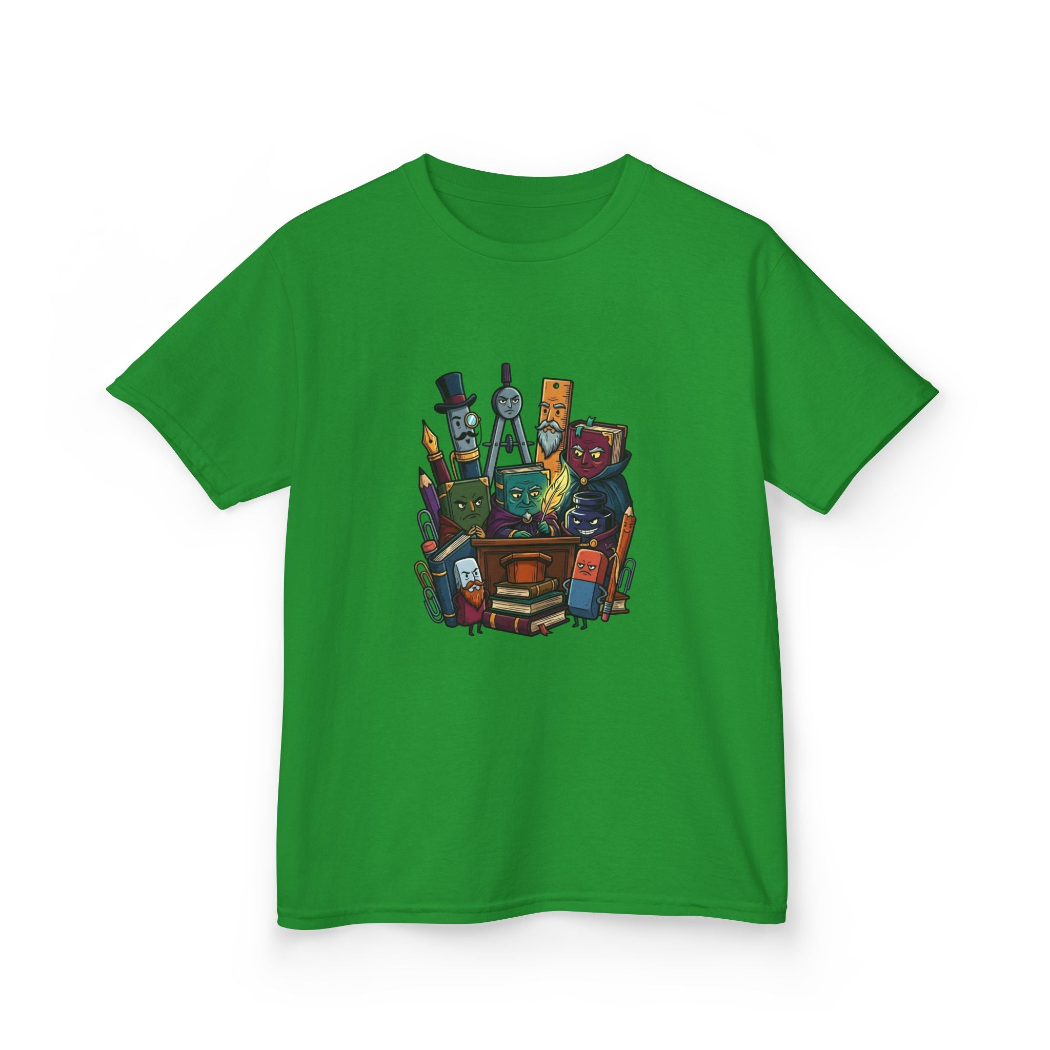 Kids Tee - Whimsical School Supplies Characters | Back to School