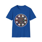 Unisex Steampunk T-Shirt - Ornate Mystical Mandala & Gears