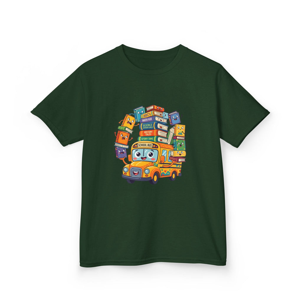 Kids Learning Tee - ABC's, Math & Science School Bus Fun