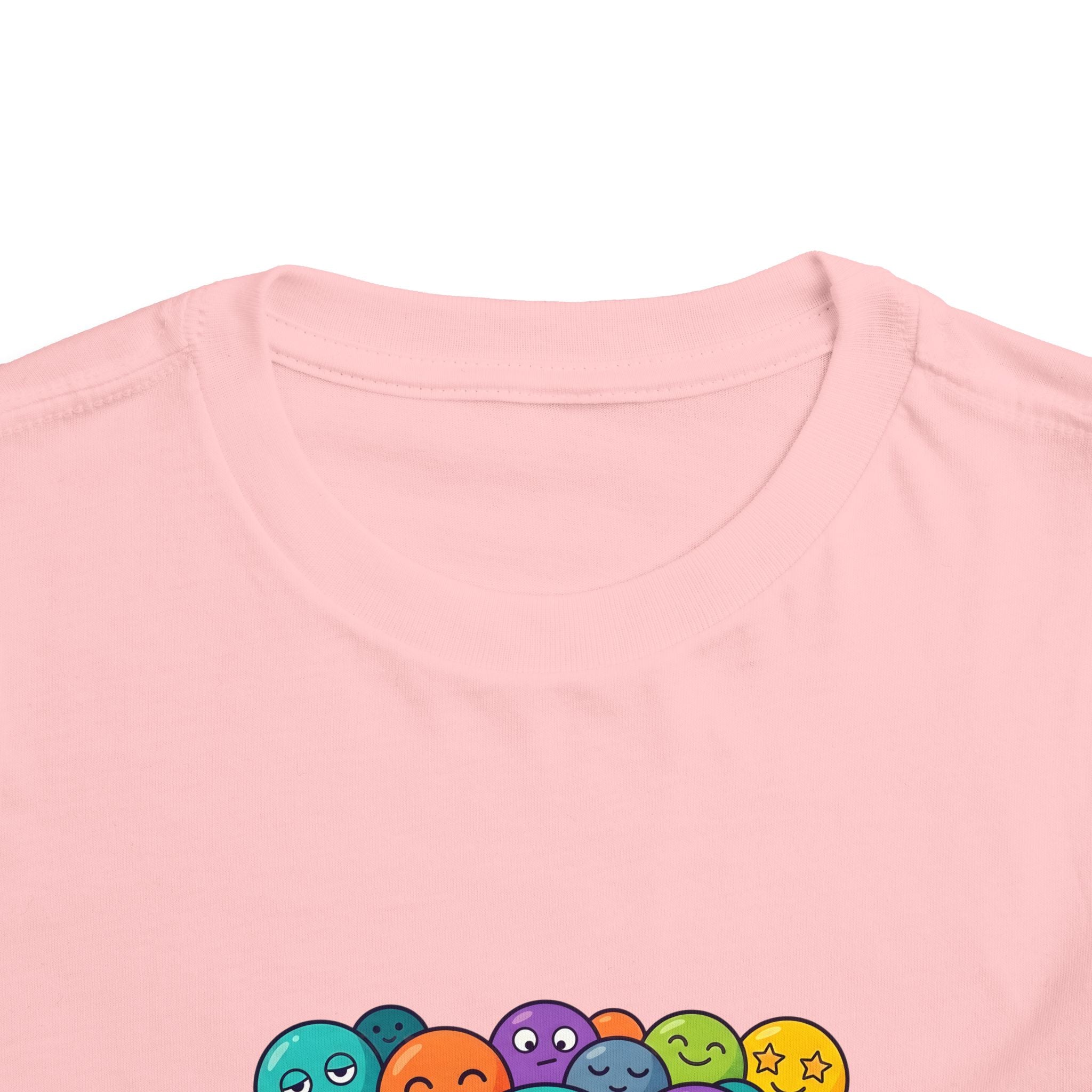 Toddler Tee - Expressive Emoji Faces | Kids Emotions & Feelings