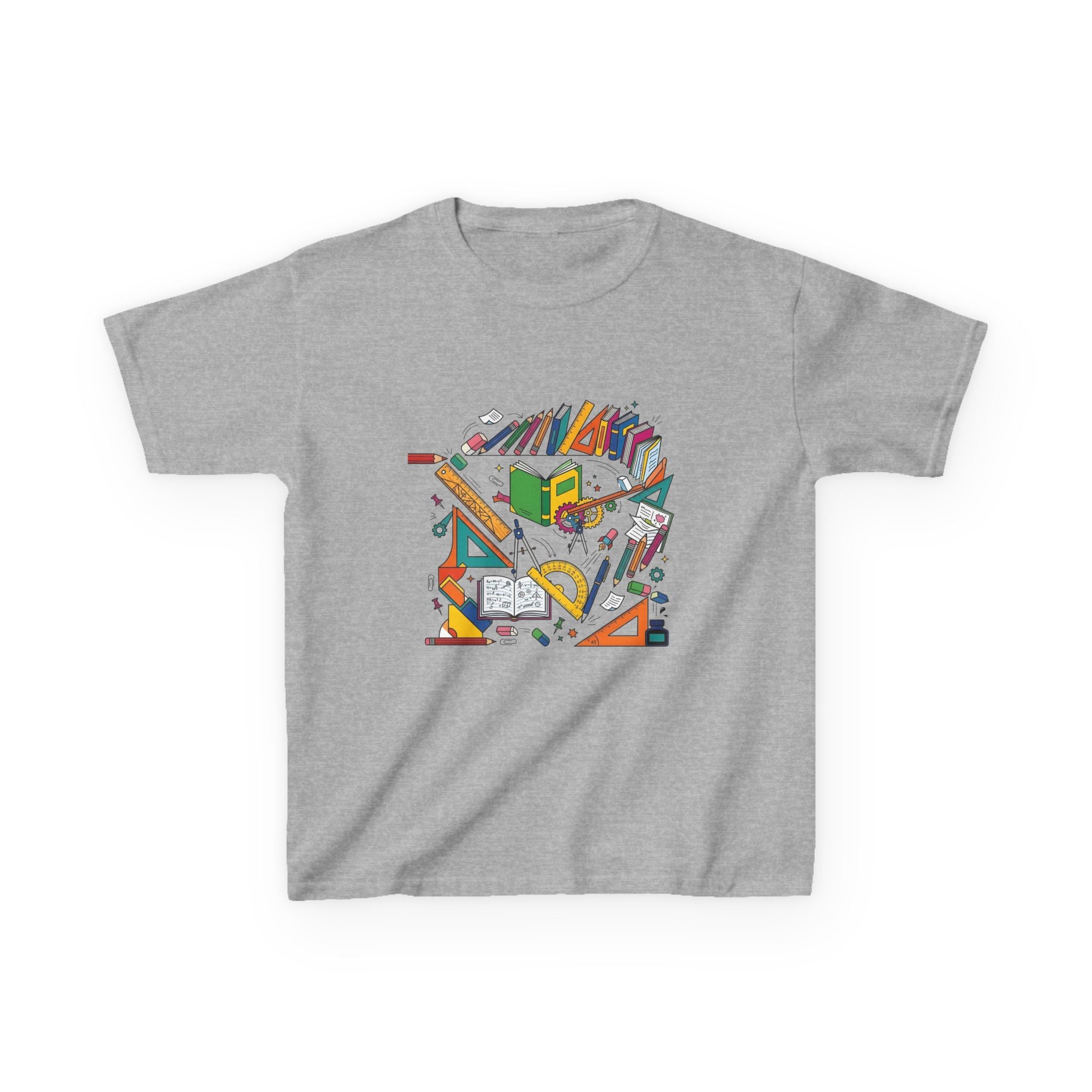 Kids School Supplies Tee - Doodle Art 2026 | Back to School