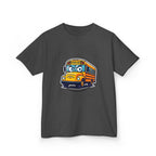 Kids T-Shirt - Angry SCHOOL BUS Cartoon Tee | Funny Character