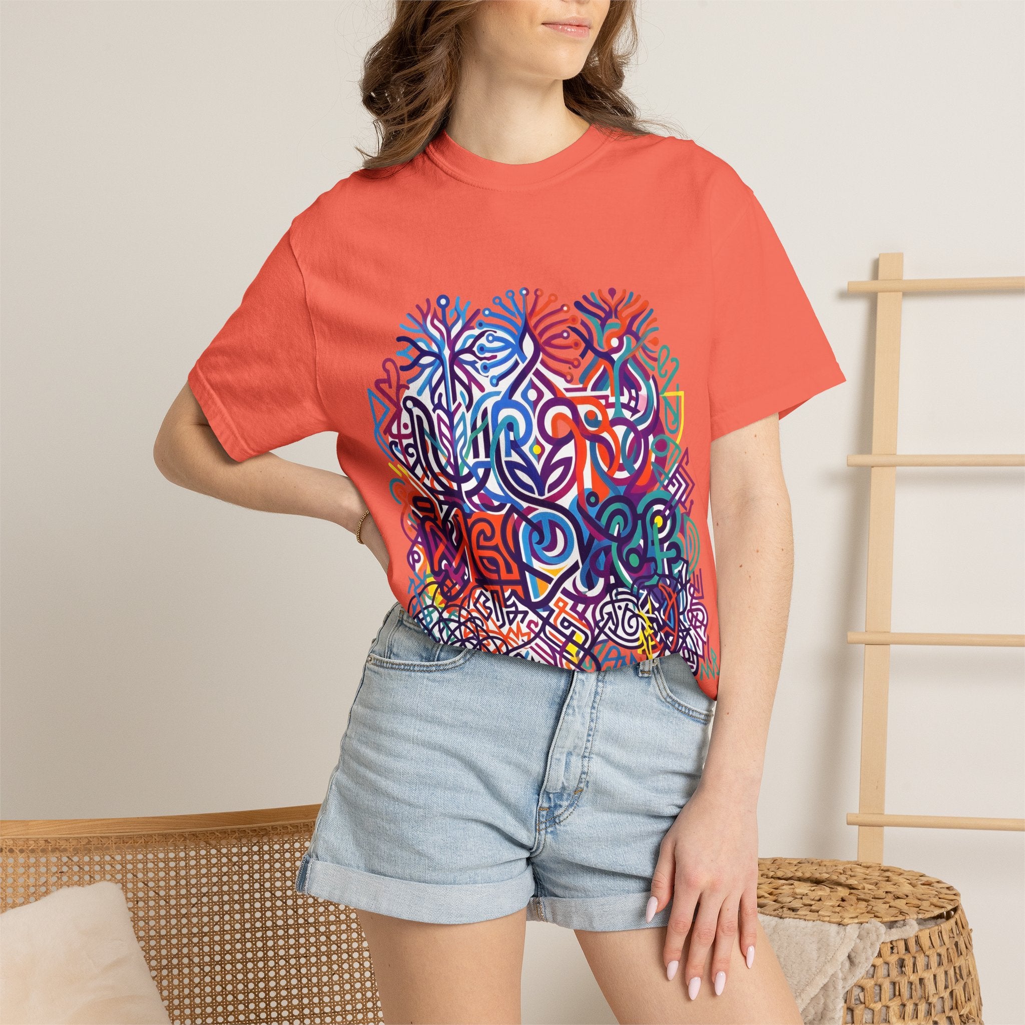 Unisex T-Shirt - Modern Abstract Organic Geometric Art | Comfort