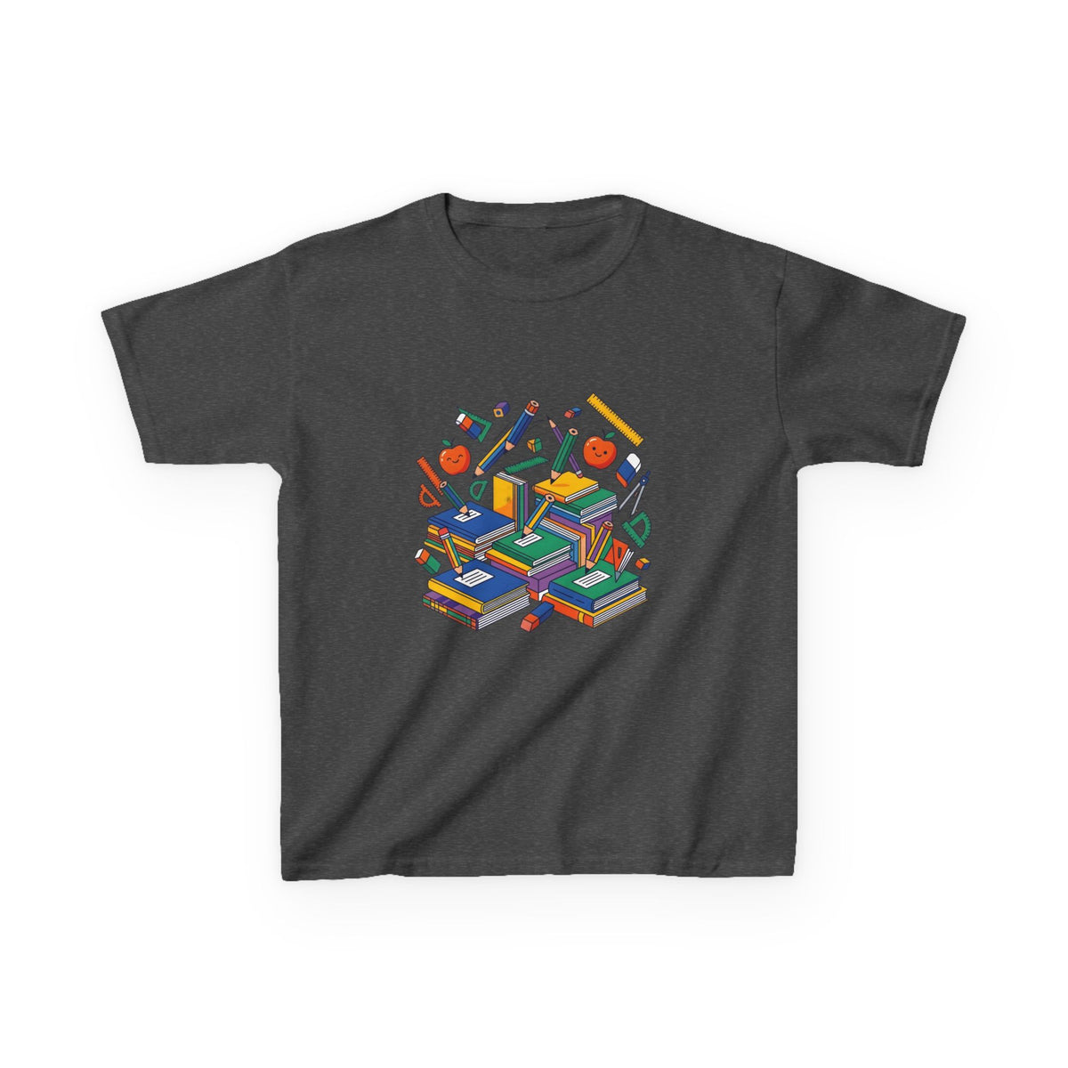 Kids School Supplies Tee - Colorful Education Design | Back to School