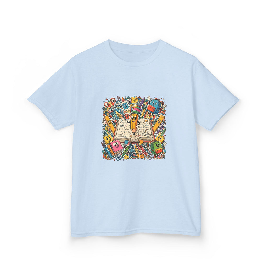 Kids Back to School Tee - Math Equations & School Supplies | 2026