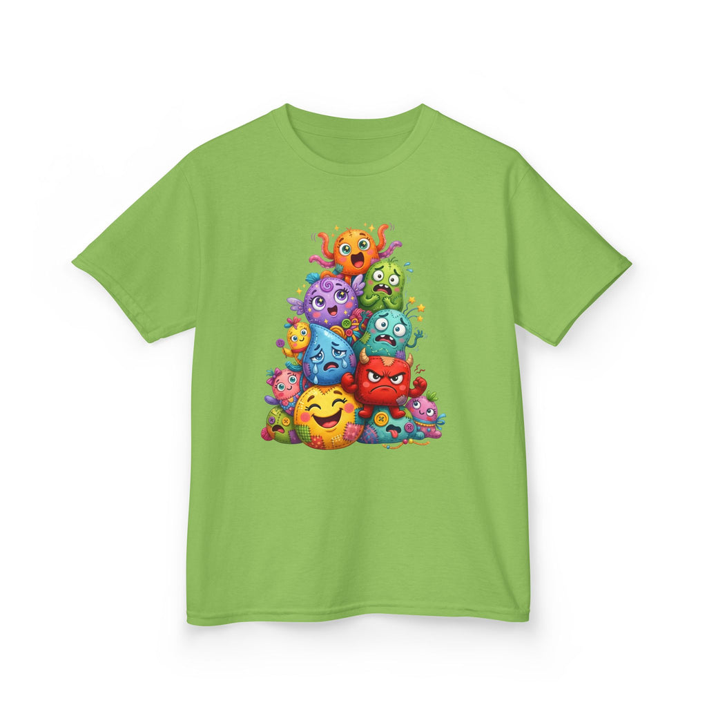 Kids T-Shirt - Cute Monster Pile | Whimsical Cartoon Design