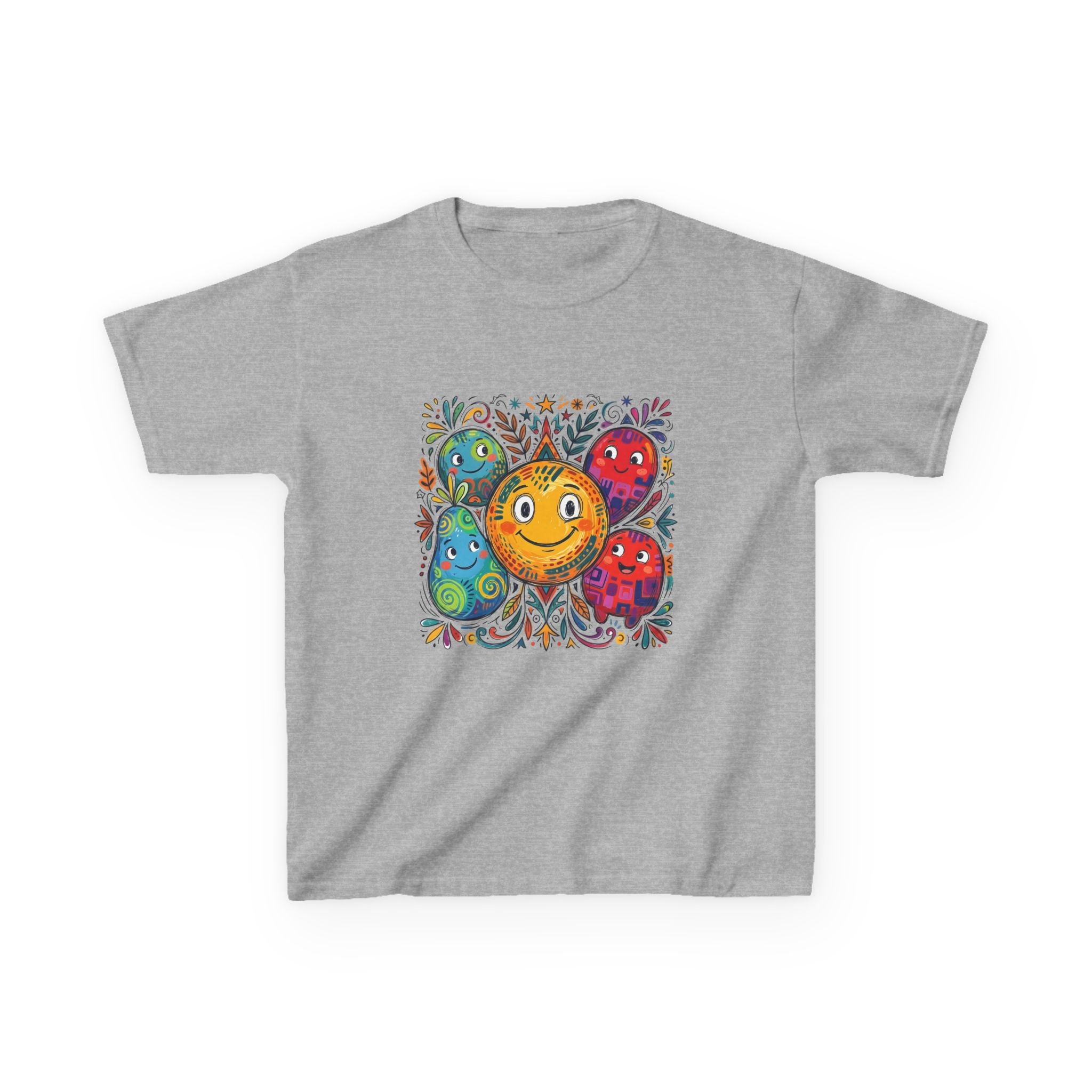 Kids Tee - Happy Friends & Colorful Joy | Playful Character Gift