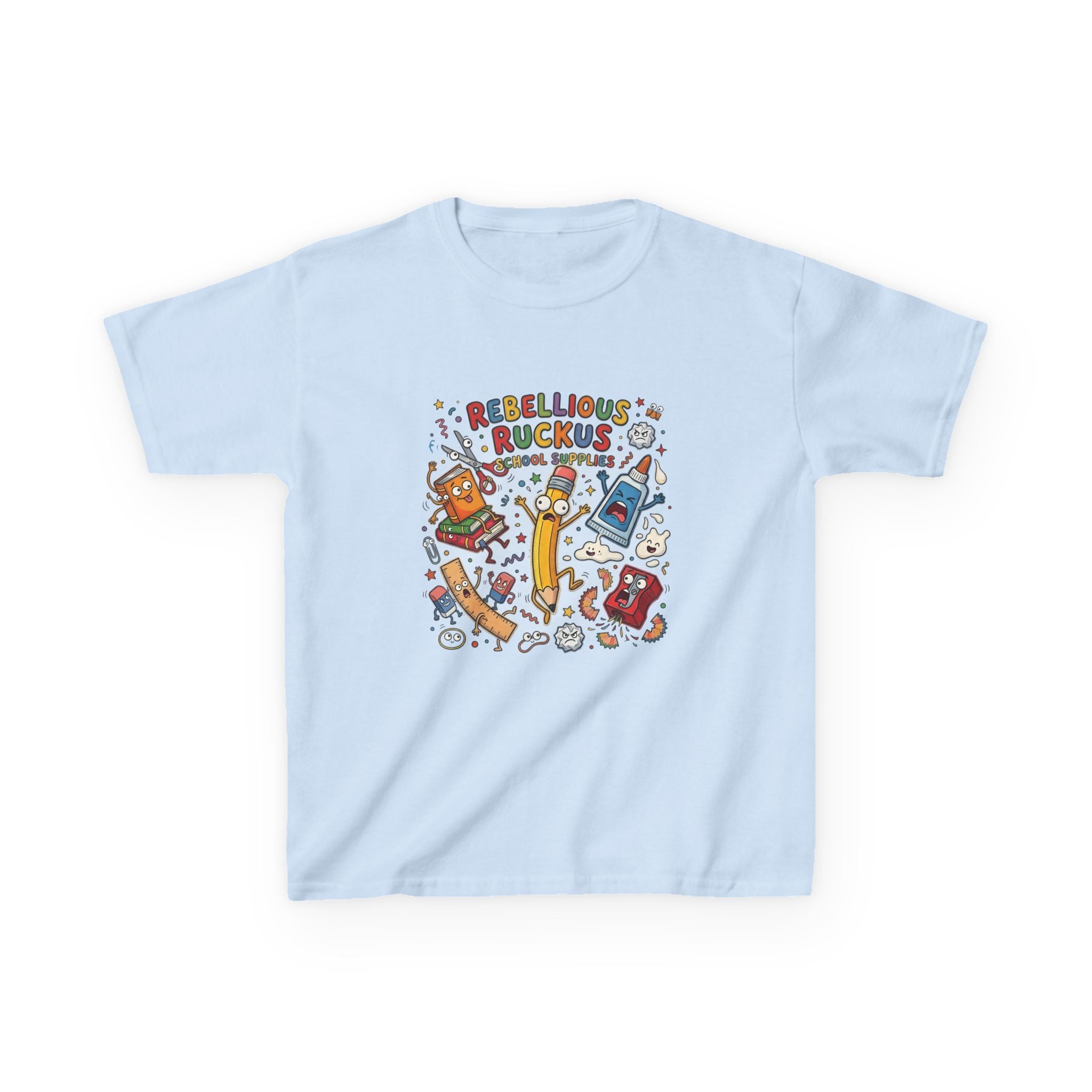 Kids Tee - Rebellious Ruckus School Supplies T-Shirt