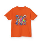 Kids T-Shirt - Cartoon School Supplies Doodle | Back to School