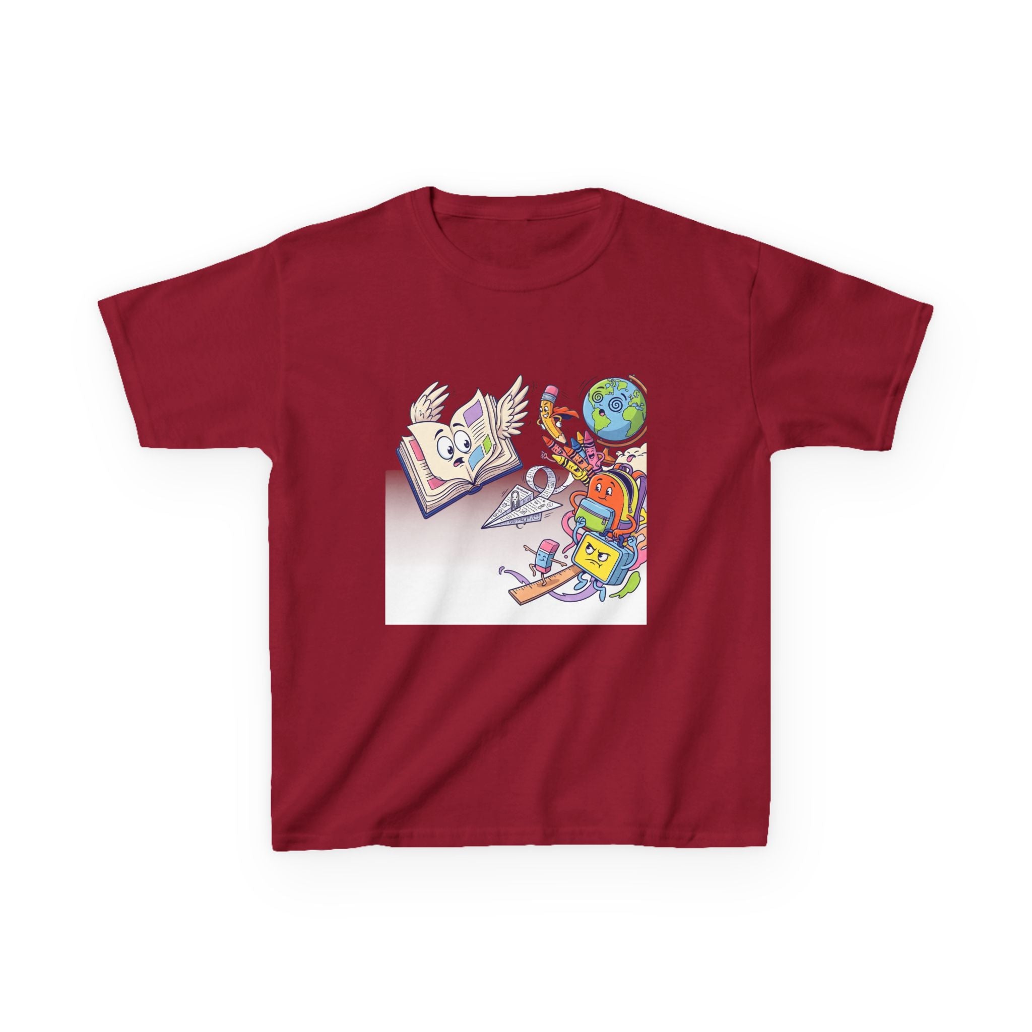 Kids Tee - Cute HOMEWORK Whimsical School Supplies | Back to School