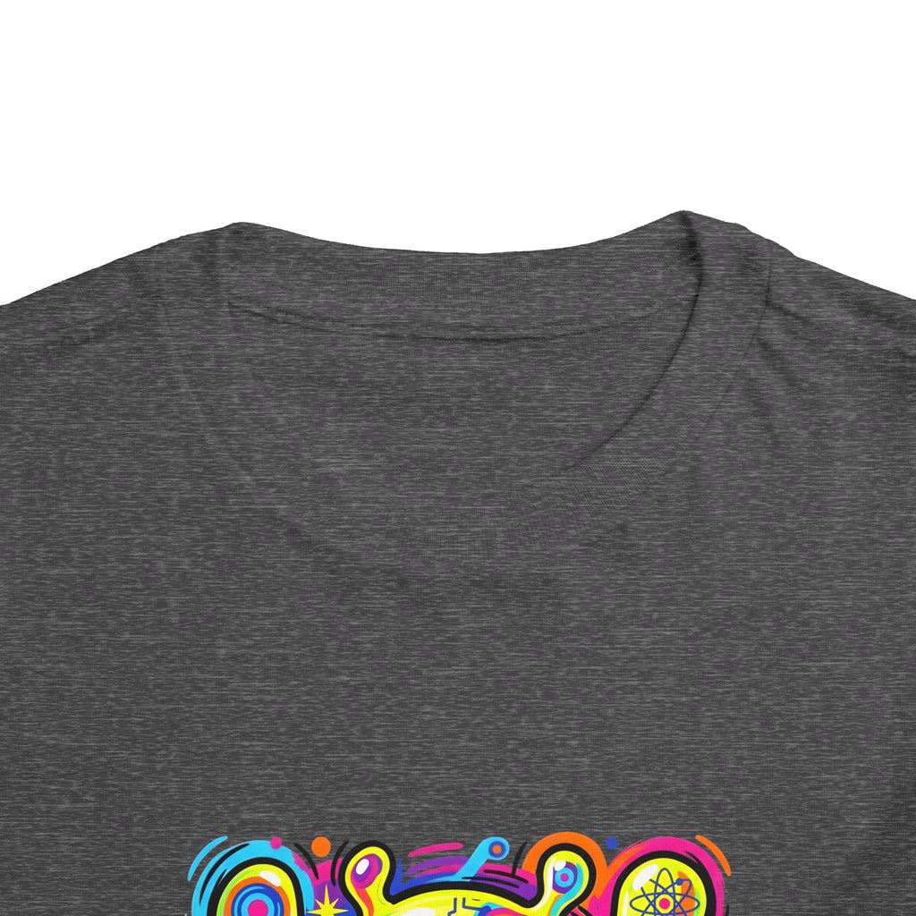 Toddler Tee - Vibrant Psychedelic Monster | Kids Abstract Cartoon Art