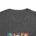 Toddler Tee - Vibrant Psychedelic Monster | Kids Abstract Cartoon Art