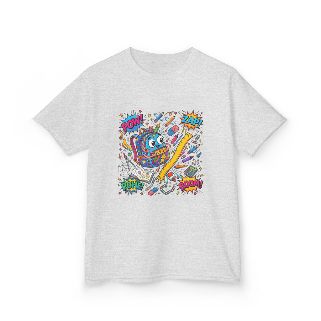 Kids T-Shirt - POW! ZAP! Comic School Supplies | Back to School