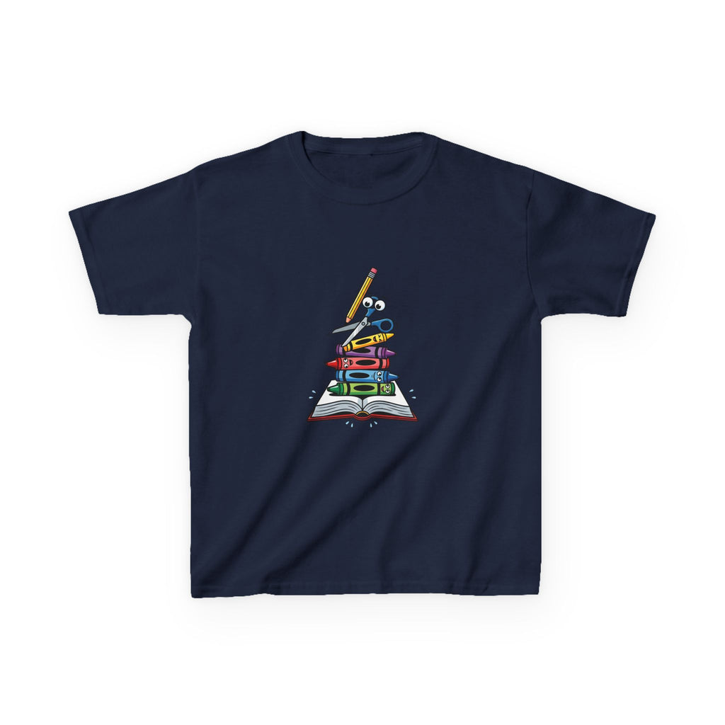 Back to School Kids Tee - Art Supplies Fun Design | 2026