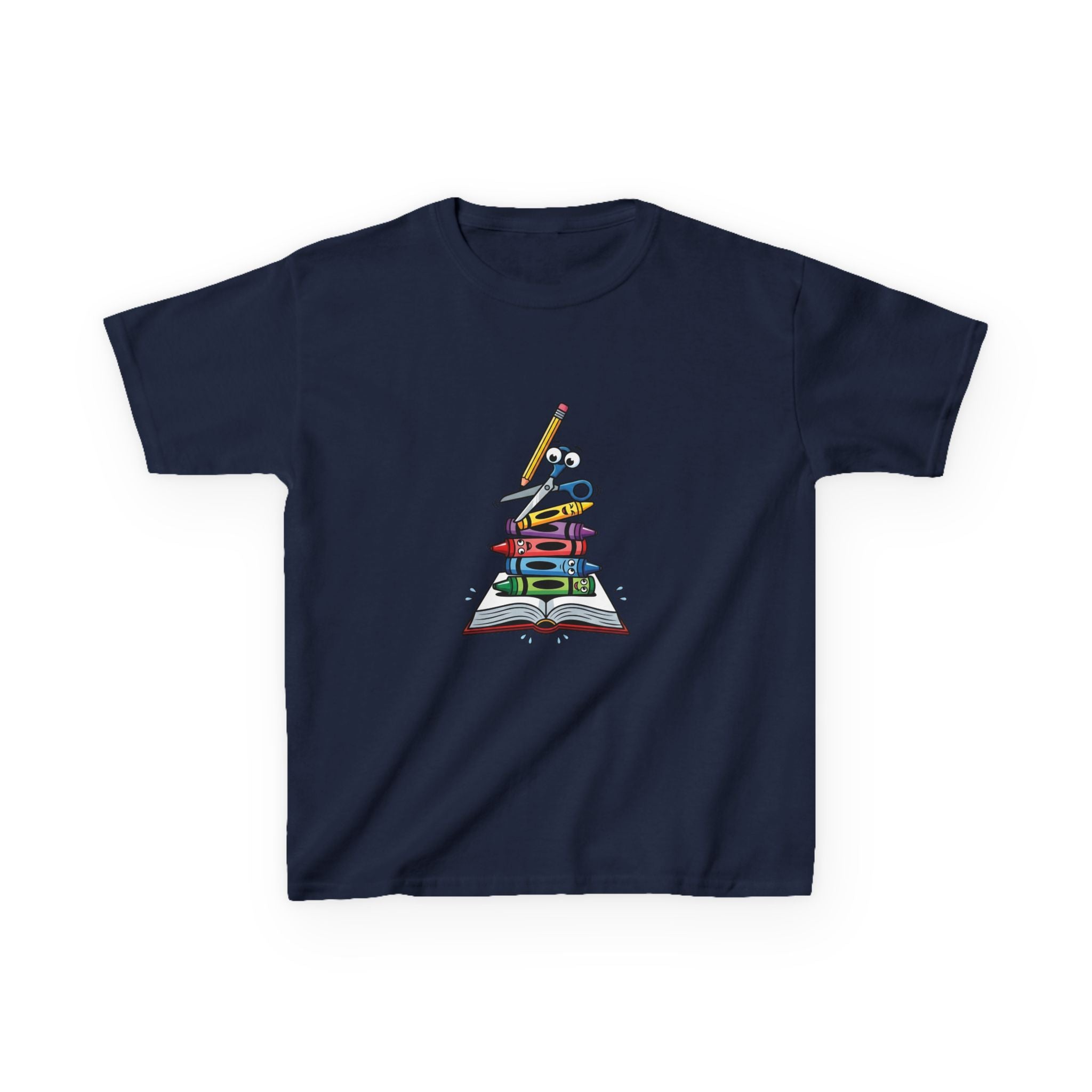 Back to School Kids Tee - Art Supplies Fun Design | 2026