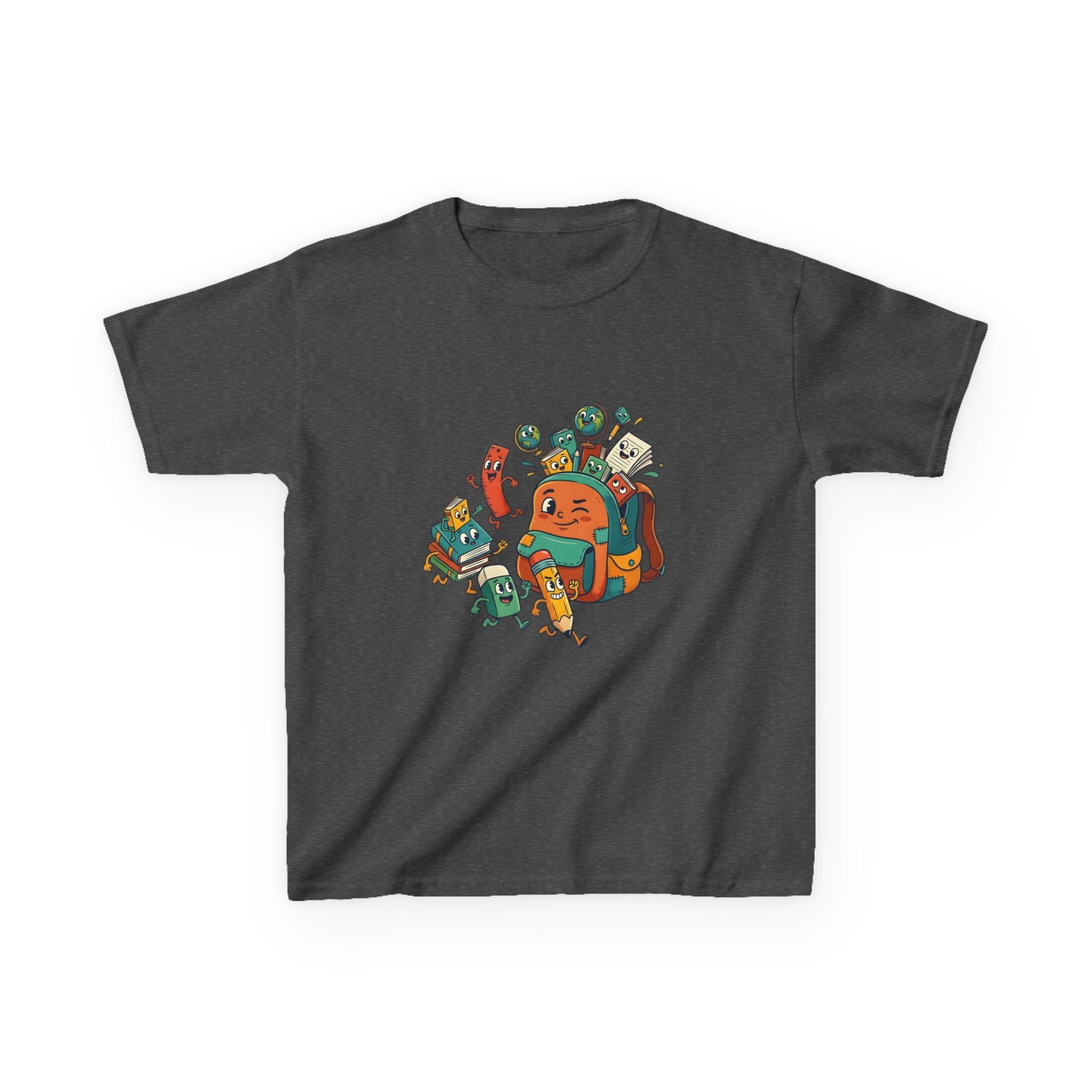 Kids T-Shirt - Cartoon School Supplies | Back to School