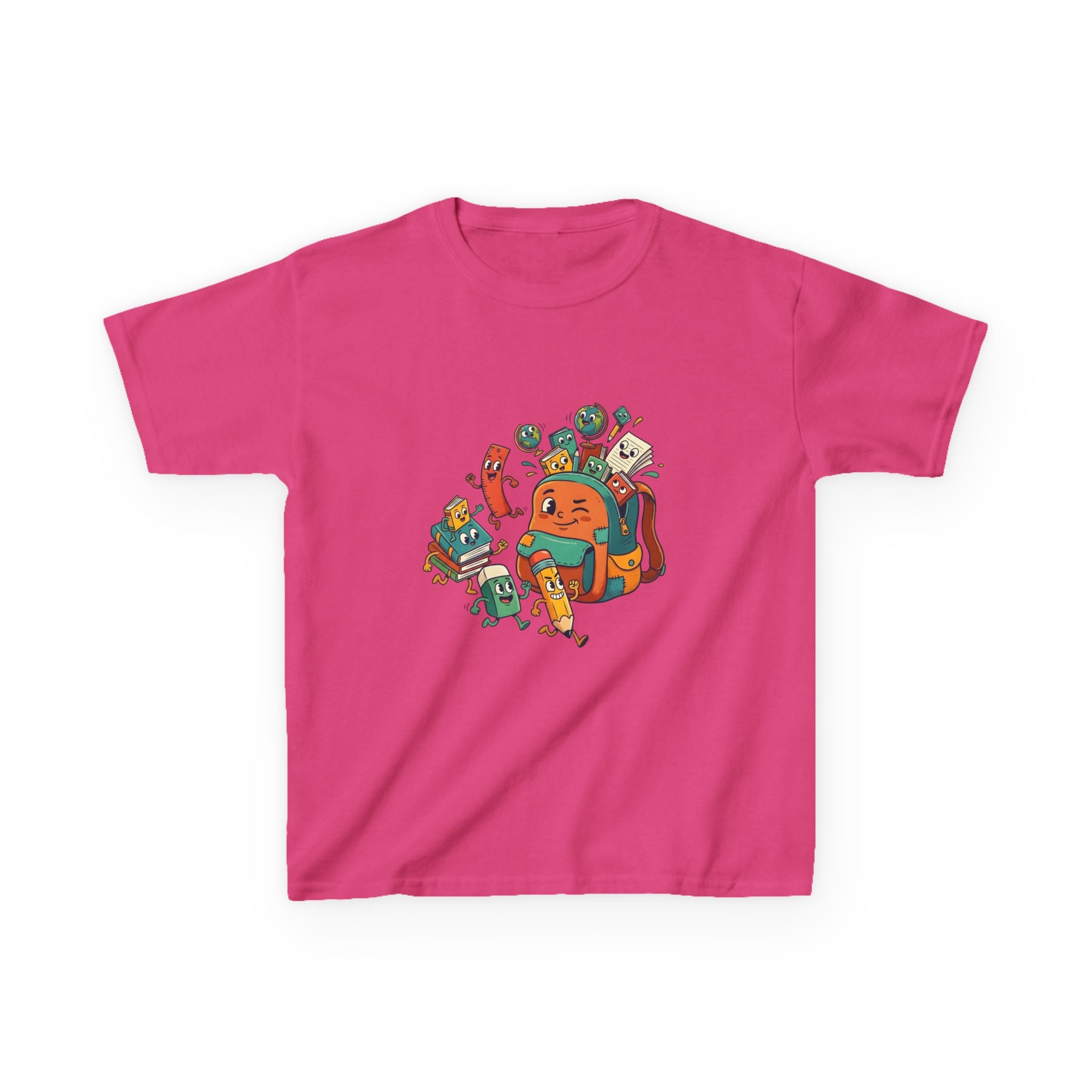 Kids T-Shirt - Cartoon School Supplies | Back to School