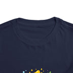 Toddler Monster Tee - Cute Happy Colorful Cartoon Kids Shirt