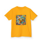Kids Tee - Dynamic School Supplies Cartoon | Back to School Fun