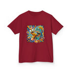 Kids Tee - Dynamic School Supplies Cartoon | Back to School Fun